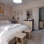 Υπνοδωμάτιο με διπλό κρεβάτι στο Cozy γωνιά στο χωριό, Λειανοκλάδι