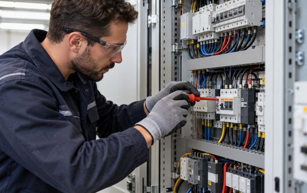 Εργασία σε ηλεκτρολογικό πίνακα