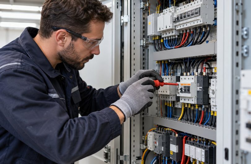 Εργασία σε ηλεκτρολογικό πίνακα