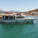 Το σκάφος της Smile Cruises στο λιμάνι του Κολυμπαρίου