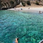 Swimming from the Smile Cruises boat in clear turquoise water