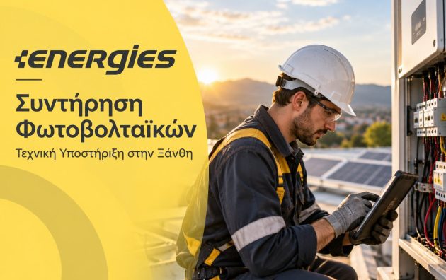 Συντήρηση φωτοβολταϊκών Ξάνθη: ενδεικτική εικόνα ENERGIES